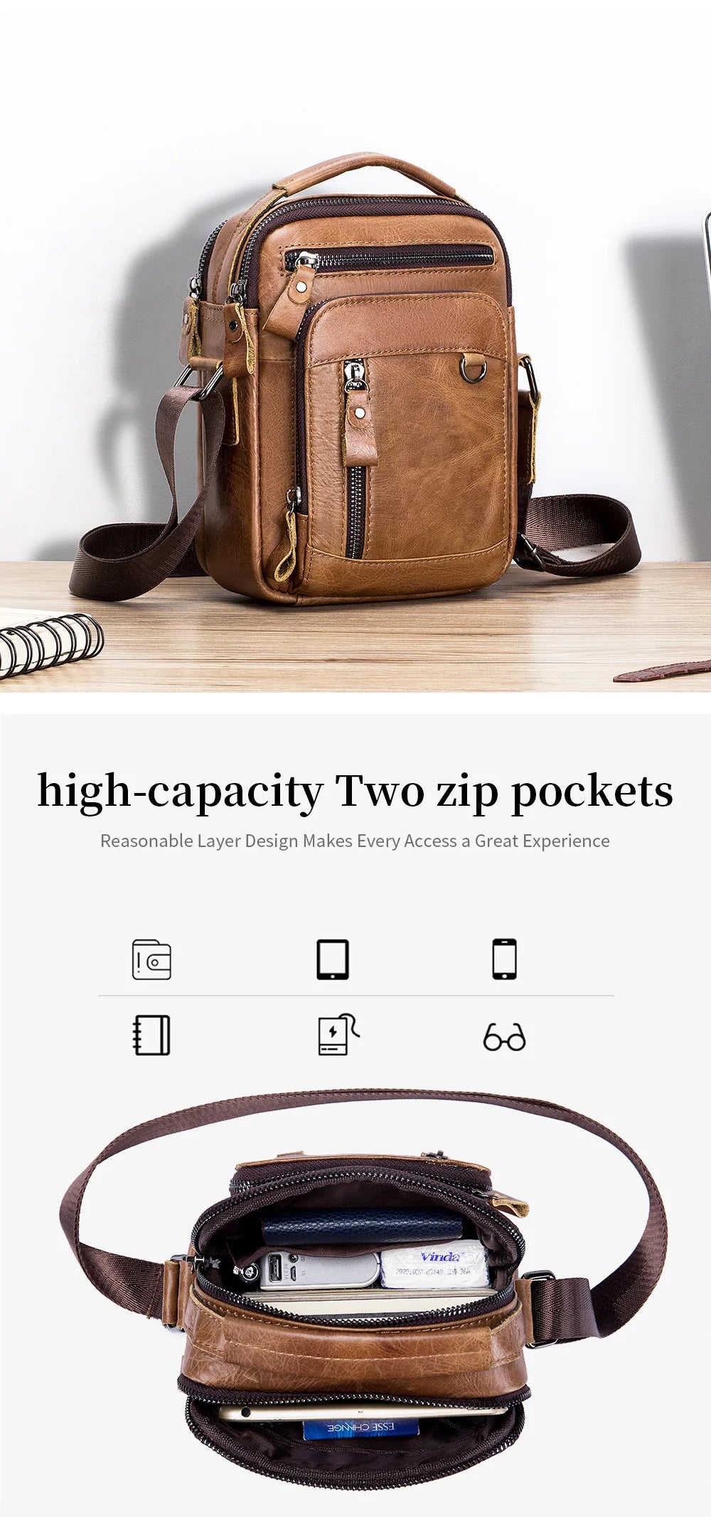 Marca 100% couro genuíno dos homens sacos de ombro saco do mensageiro para homens crossbody sacos novo pequeno homem designer bolsa bolso masculino