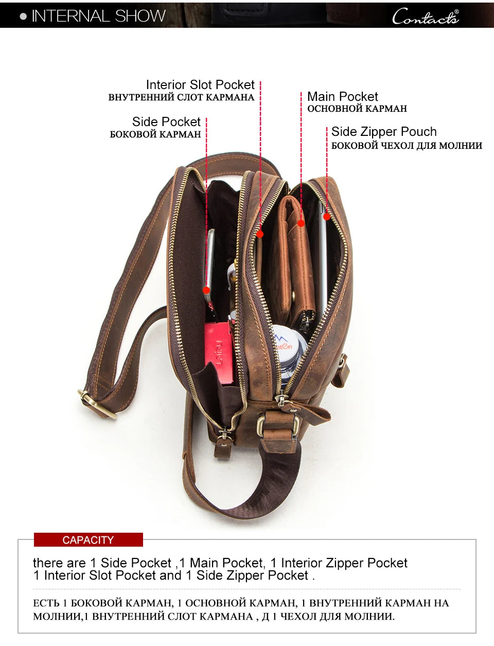 Contact's bolsa mensageiro masculina de couro genuíno, bolsa de ombro vintage para ipad mini de 7.9 polegadas, bolsa crossbody masculina de alta qualidade