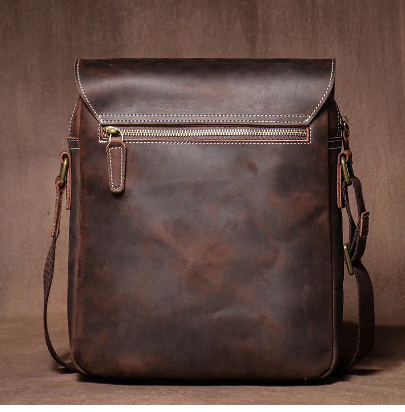 Guro bolsa de ombro de couro genuíno dos homens do vintage clássico aleta sacos do mensageiro maior qualidade luxo crossbody para 12 Polegada ipad