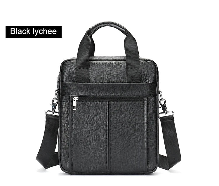 Westal Couro Genuíno Crossbody Messenger Bag, Sacos de Ombro dos homens, 13.3 "Laptop Pasta, Homem Bolsas, 8577