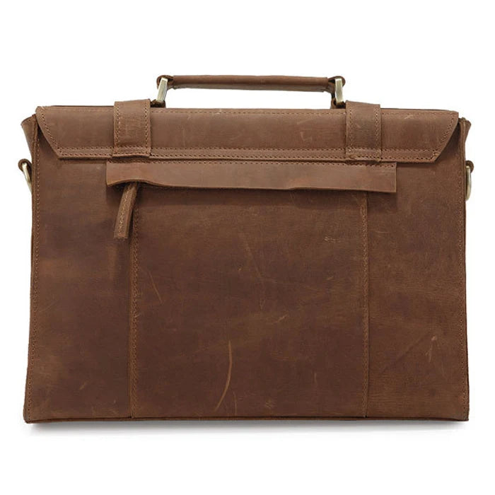 Bolsa de ombro vintage de couro louco cavalo, bolsa mensageiro cruzada masculina, bolsa de lazer genuína de couro, 2020