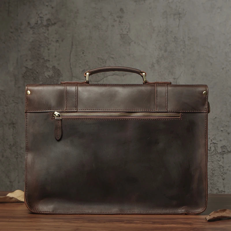 Nuka maleta executiva masculina de couro genuíno bolsa de negócios superior do vintage bolsa de ombro homem escritório portátil saco do mensageiro