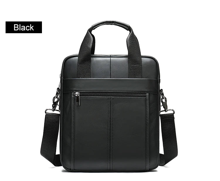 Westal Couro Genuíno Crossbody Messenger Bag, Sacos de Ombro dos homens, 13.3 "Laptop Pasta, Homem Bolsas, 8577