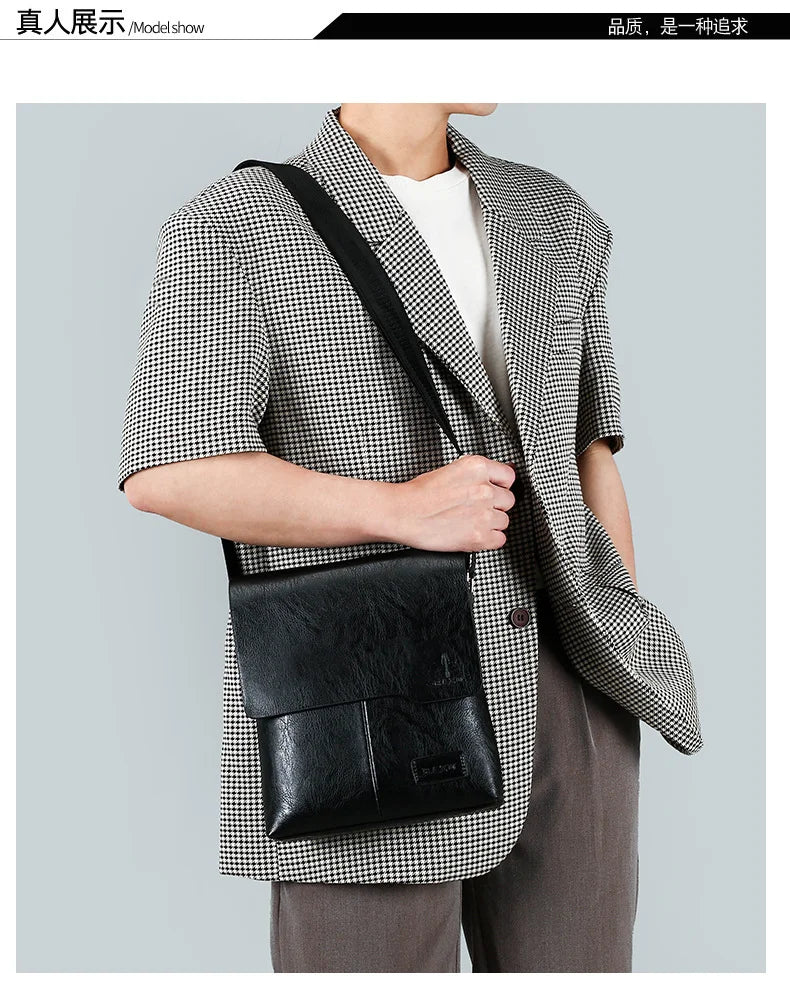 Marca de luxo do vintage sacos do mensageiro dos homens bolsa ombro couro masculino bolsa marrom preto saco lateral negócios crossbody saco para homem