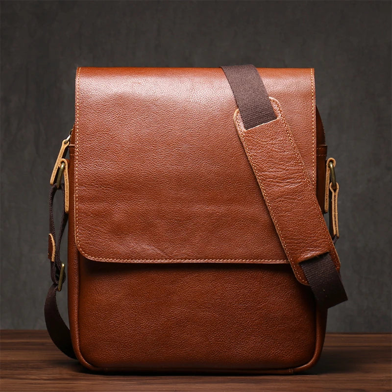 Guro bolsa de ombro de couro genuíno dos homens do vintage clássico aleta sacos do mensageiro maior qualidade luxo crossbody para 12 Polegada ipad
