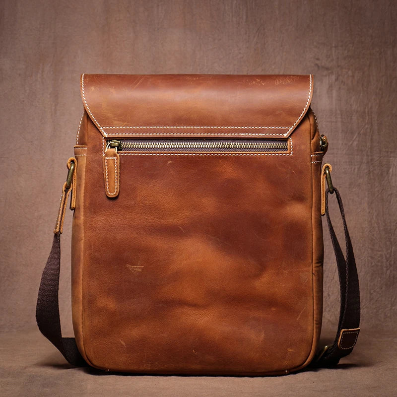 Guro bolsa de ombro de couro genuíno dos homens do vintage clássico aleta sacos do mensageiro maior qualidade luxo crossbody para 12 Polegada ipad
