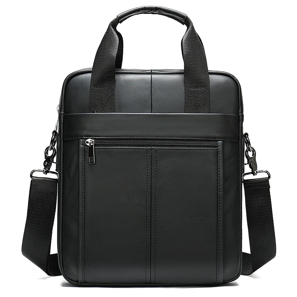 Westal Couro Genuíno Crossbody Messenger Bag, Sacos de Ombro dos homens, 13.3 "Laptop Pasta, Homem Bolsas, 8577