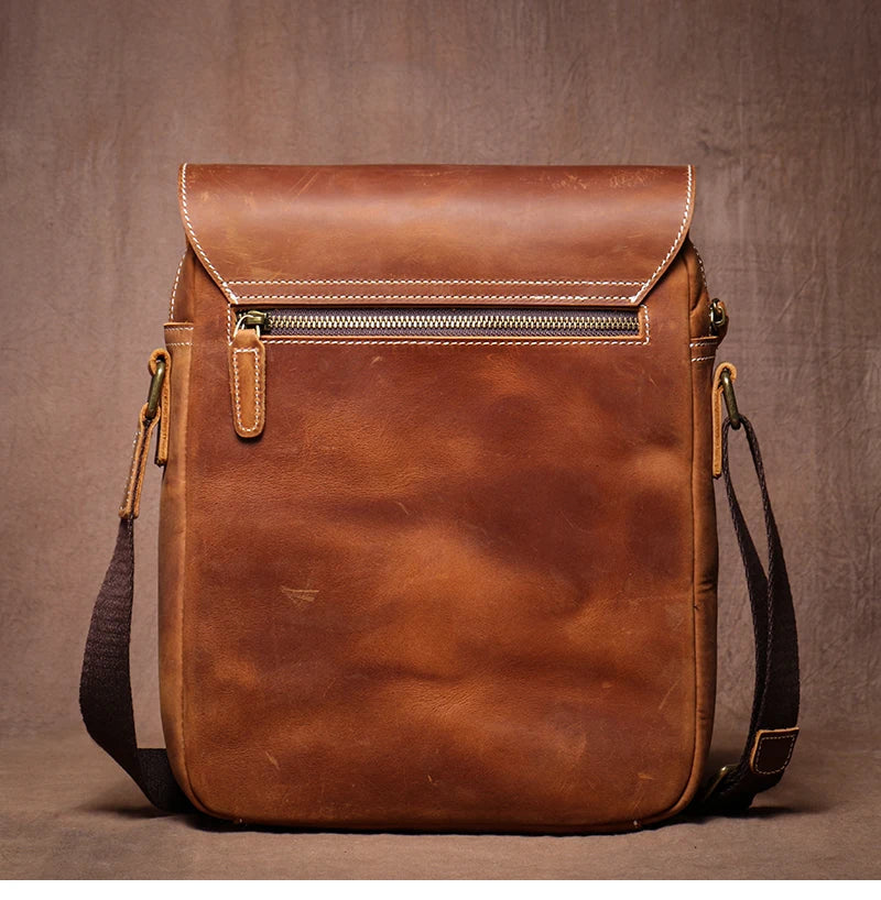 Guro bolsa de ombro de couro genuíno dos homens do vintage clássico aleta sacos do mensageiro maior qualidade luxo crossbody para 12 Polegada ipad