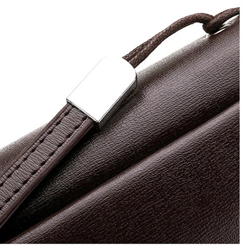 Kangaroo marca masculina bolsa de embreagem moda couro longo bolsa duplo zíper carteira negócios preto marrom masculino casual acessível saco