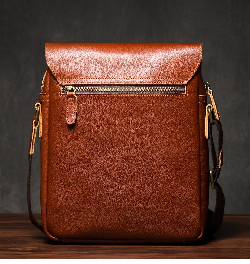 Guro bolsa de ombro de couro genuíno dos homens do vintage clássico aleta sacos do mensageiro maior qualidade luxo crossbody para 12 Polegada ipad