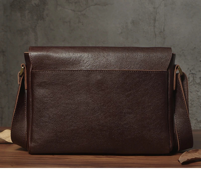NUKA Couro Genuíno Bolsa de Ombro Retro Original Couro Horizontal Crossbody Deluxe Flap Messenger Bags Para 11 Polegada Ipad