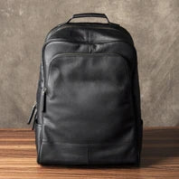 Vintage cavalo louco mochila de couro genuíno dos homens bagpack escalada mochila masculino grande caminhadas mochila m814