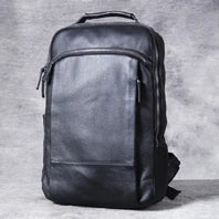Vintage cavalo louco mochila de couro genuíno dos homens bagpack escalada mochila masculino grande caminhadas mochila m814