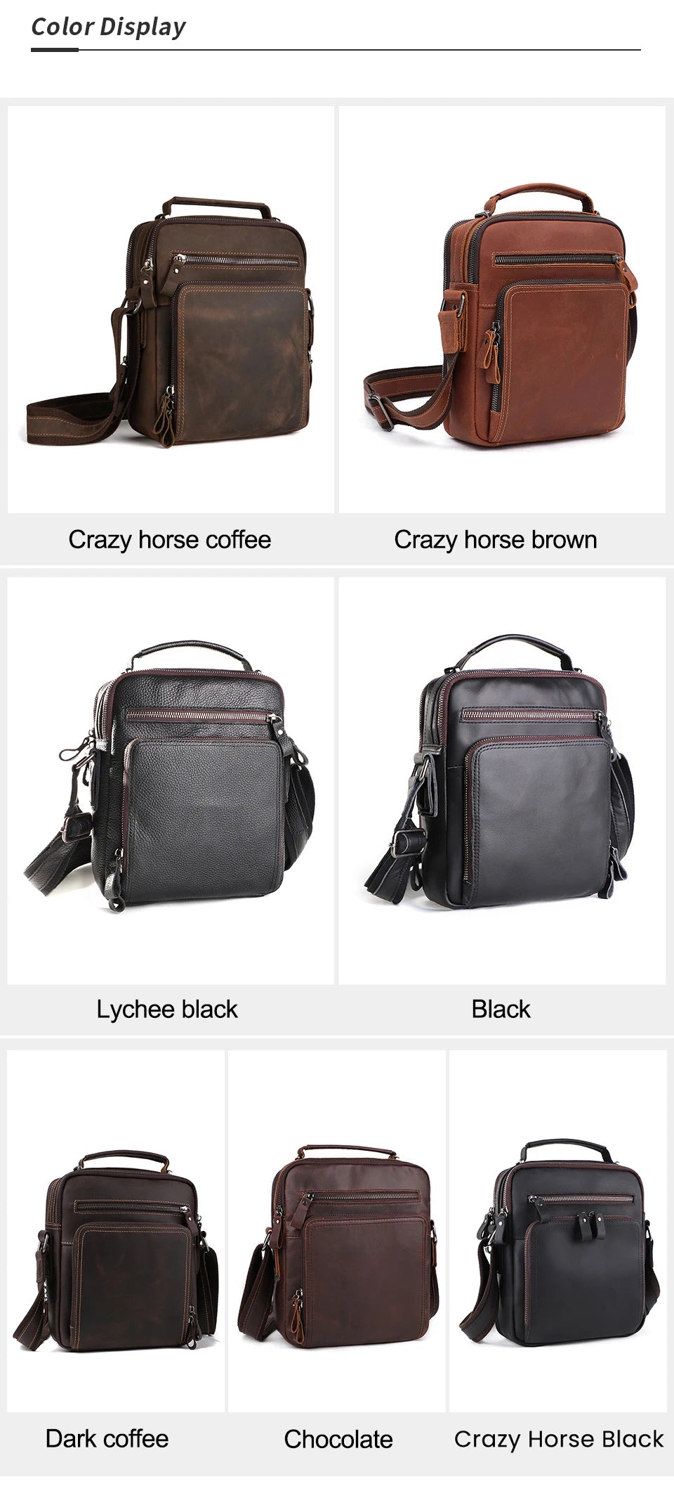 Joyir novo couro genuíno dos homens do vintage bolsas pequena aleta bolsa de ombro casual escritório mensageiro sacos moda crossbody saco