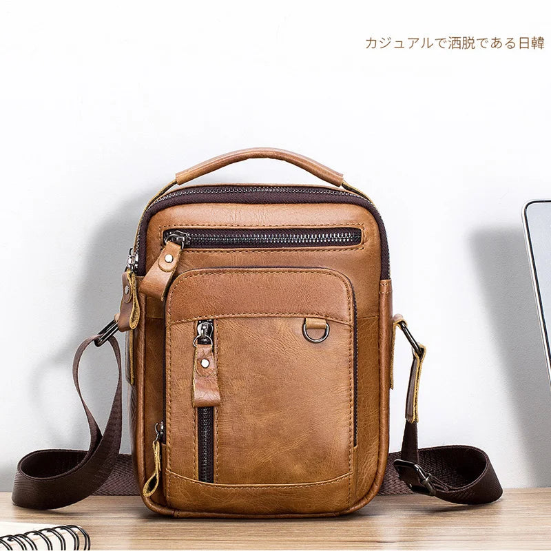 Marca 100% couro genuíno dos homens sacos de ombro saco do mensageiro para homens crossbody sacos novo pequeno homem designer bolsa bolso masculino